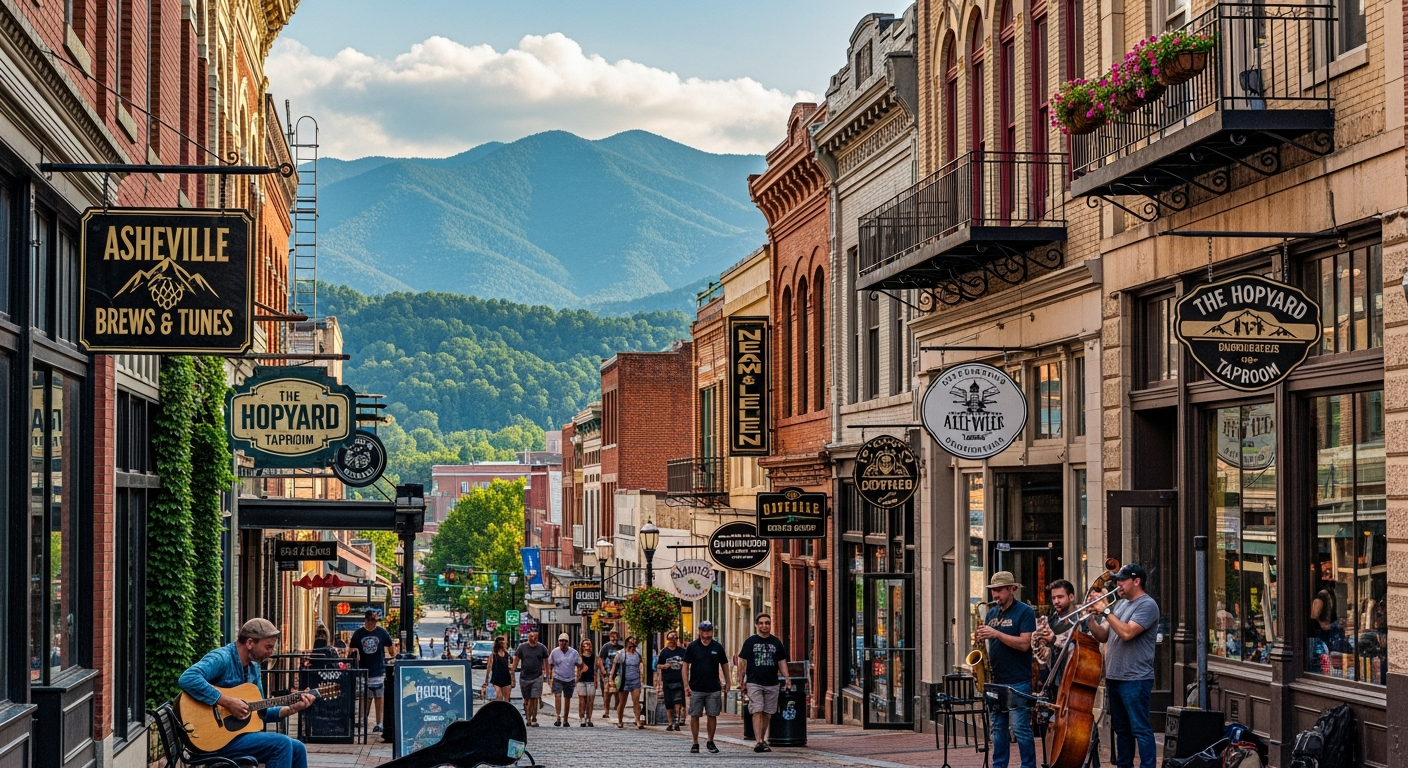 Local businesses in Asheville, NC listed on back-in-business.org